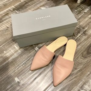 Everlane The Pointed Slide, Color Rose, Size 7